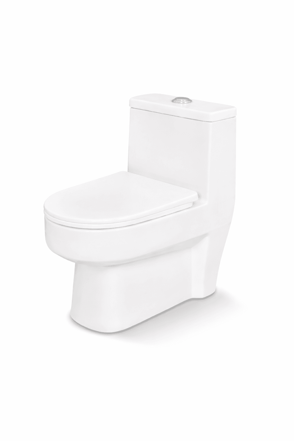 Zircon Serial-002 One Piece Commode – Classic Round Bowl Toilet