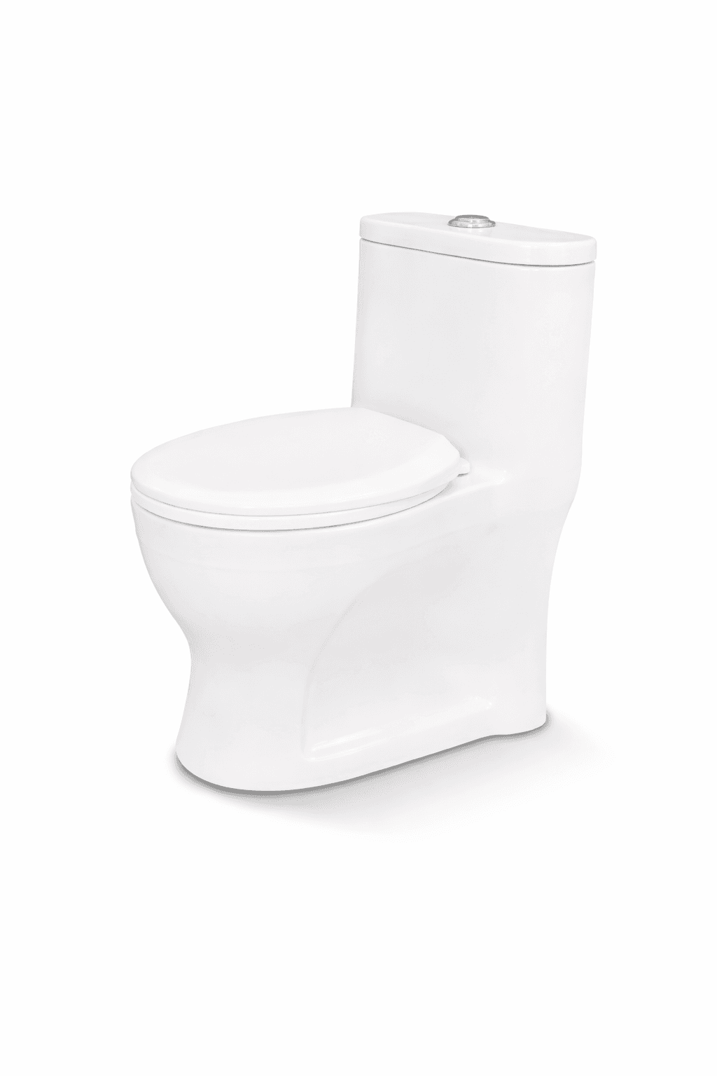 Zircon Serial-003 One Piece Commode – Square Modern Design Toilet