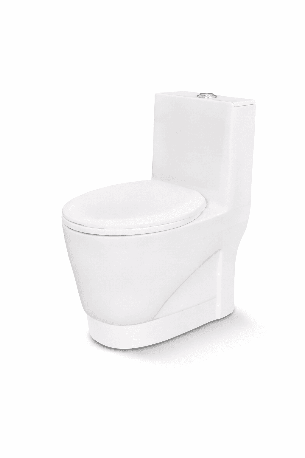 Zircon Serial-004 One Piece Commode – Sleek Compact Flush Toilet