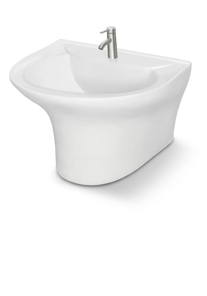 Spark Elite Wall-Hung Floating Ceramic Basin