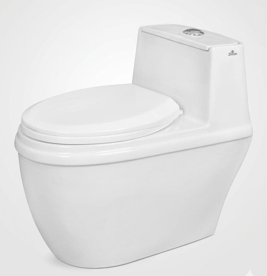 Model 008 Executive One-Piece Commode with Hydraulic Seat Cover