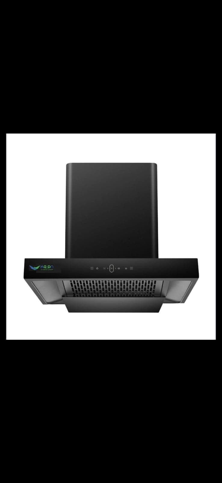 Smart 70cm kitchen hood with voice sensor, touch control, and auto-clean function