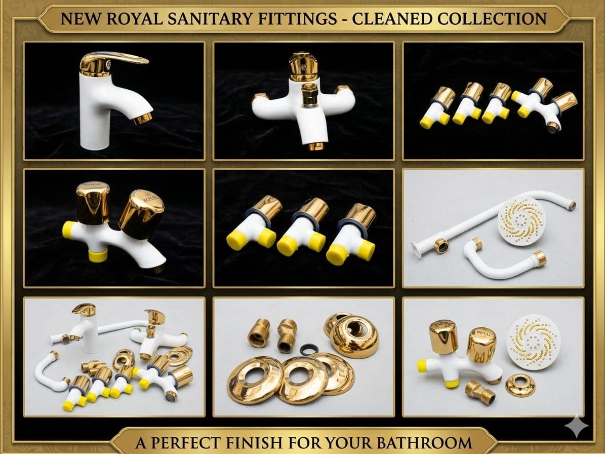 Stylish Lever Set Full Brass – Royal Brand